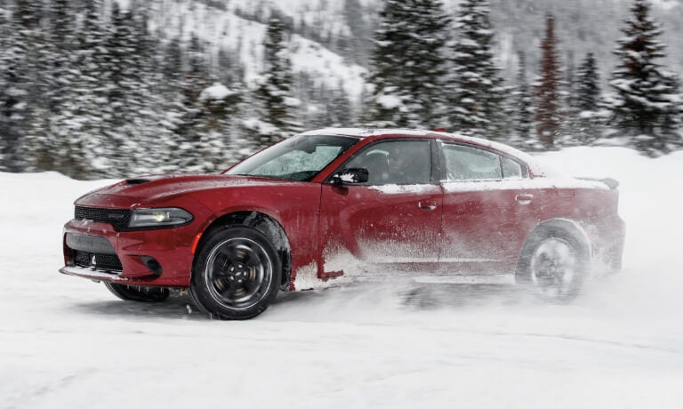 2023 Dodge Charger Exterior Snowy Forest