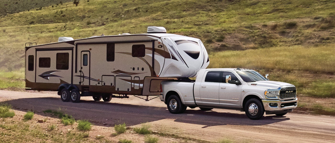 2024 Ram 3500 Exterior Towing On Country Road