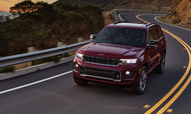 2023 Jeep Grand Cherokee L Exterior Curvy Mountain Road