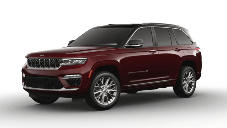 2025 Jeep Grand Cherokee Summit Exterior - Velvet Red And Black