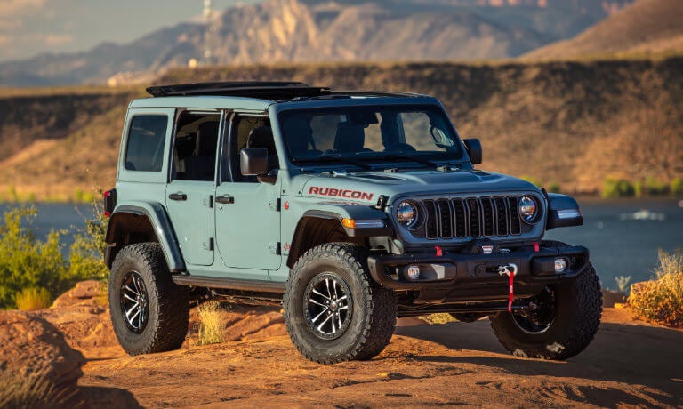 2025 Jeep Wrangler Exterior Lakeside Rocks
