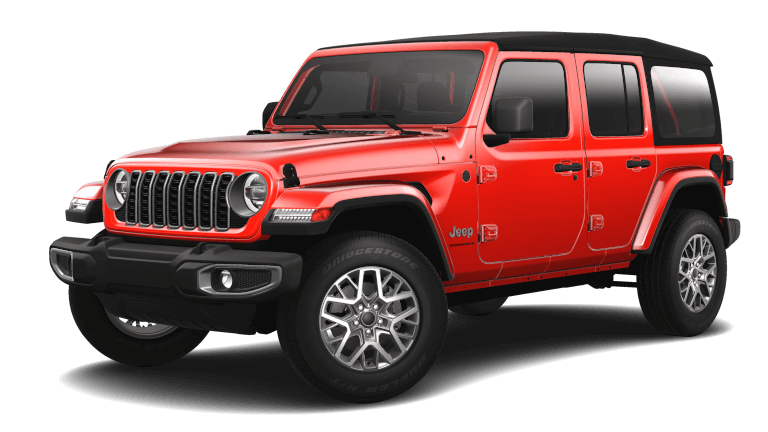 2025 Jeep Wrangler Sahara Exterior - Firecracker Red