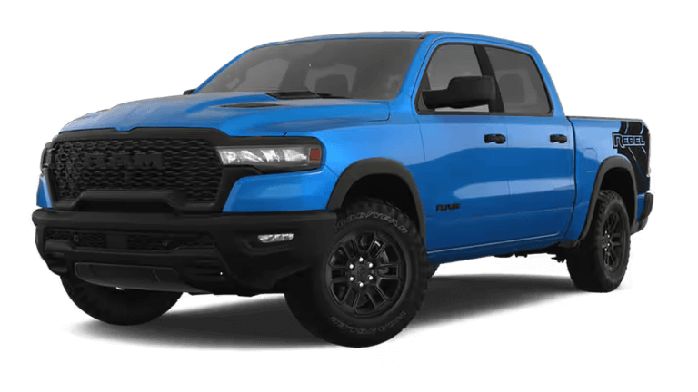 2025 Ram 1500 Rebel Exterior - Hydro Blue